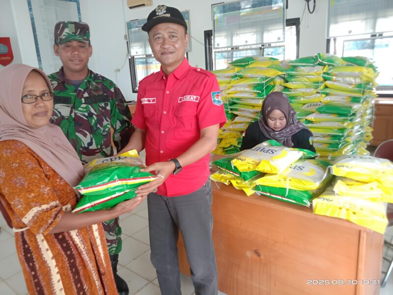 Camat Rimbo Ilir Eko Yulianto,SE saat Louncing Program GPM di Aula Kantor Camat Rimbo Ilir