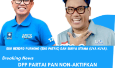 PARTAI PAN,AKHIRNYA COPOT 2 ANGGOTANYA DI DPR-RI