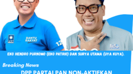Eko Patrio dan Iya Kuya,Resmi dicopot Partai PAN dari Anggota DPR-RI