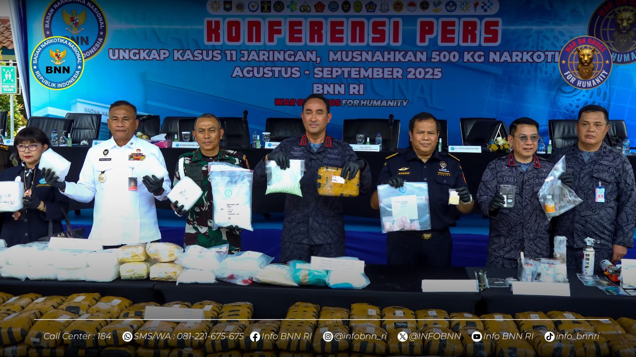 FB_IMG_1757945092492 OPERASI SENYAP BNN RI: 18 HARI, 11 TITIK, 11 JARINGAN RUNTUH