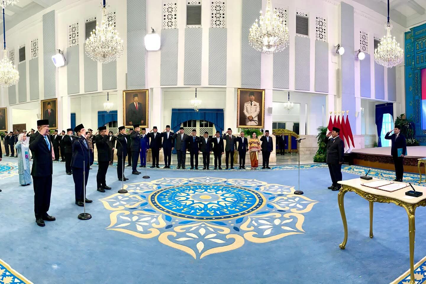 FB_IMG_1758118007197 PRESIDEN PRABOWO LANTIK DUA MENTERI DAN TIGA WAKIL MENTERI KABINET MERAH PUTIH