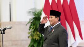 PRESIDEN PRABOWO SUBIANTO SAAT PELANTIKAN MENTERI DAN WAKIL MENTERI (Doc.Foto BPMI Setpres)