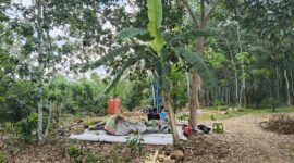 Lokasi proyek di jalan citandui-2 tanpa papan informasi.