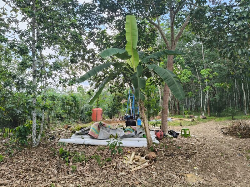 Lokasi proyek di jalan citandui-2 tanpa papan informasi.