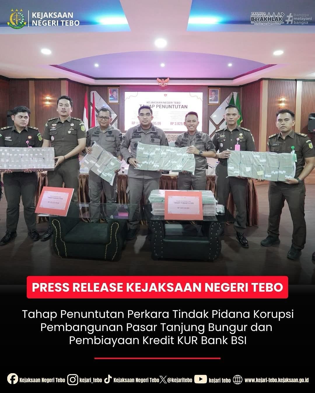 FB_IMG_1763167479091 KEJAKSAAN NEGERI TEBO GELAR PERS PERKEMBANGAN DUA KASUS KORUPSI YANG MASUK TAHAP PENUNTUTAN.