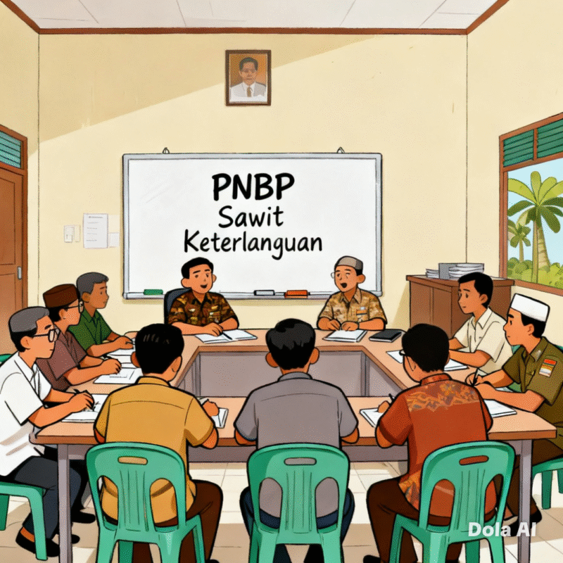 Foto Rapat PNBP Sawit Dalam Kawasan(Karikatur)