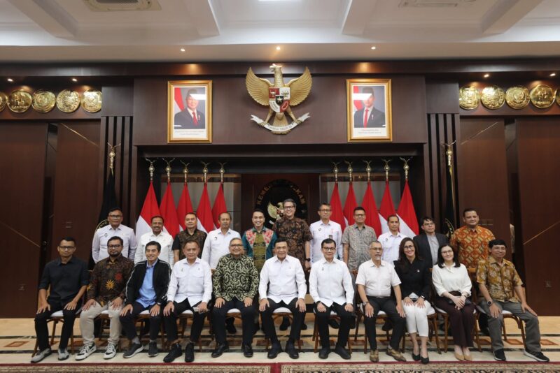 Silaturahmi Bersama Media Nasional di Kantor Kemenko Polkam.