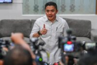 SEKERTARIS KABINET TEDDY INDRA WIJAYA MENGGELAR KONFRENSI PERS