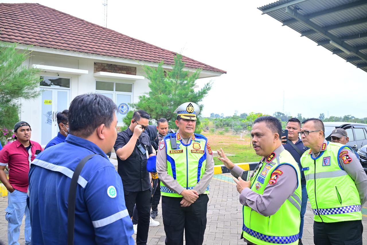 IMG-20260223-WA0065 Pastikan Kesiapan Arus Mudik Lebaran 2026,Kakorlantas Polri Bersama Kapolda Jambi Tinjau Tol Bayung Lencir–Tempino