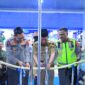 KAPOLDA JAMBI BESERTA UNDANGAN SAAT POTONG PITA DAN MERESMIKAN GEDUNG RTMC DIRLANTAS POLDA JAMBI