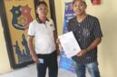 Pelapor An.Rizky R Bersama Pendampingnya Bang Endita Saat Selesai BAP di Polres Tebo