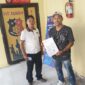 Pelapor An.Rizky R Bersama Pendampingnya Bang Endita Saat Selesai BAP di Polres Tebo