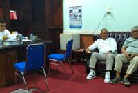 Saudara Shahril R.A Permata Pemerhati Lingkungan Dan Sosial Saat Membuat Laporan Di Dinas Lingkungan Hidup dan Perhubungan Kab.Tebo