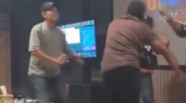 Screenshot video yang di posting akun @bang_jaja di grub Media sosial Facebook 