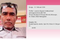 David Asmara sebagai Pelapor Oknum Brimob