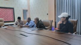 Pertemuan di Kantor Diknas Kabupaten Tebo Antara Gema-Tipikor dan Pihak SD Pemayongan pada jumat, 27 februari 2026