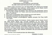 Surat Edaran Menteri Dalam Negeri atas Penundaan Perjalanan Dinas Para Pejabat Daerah