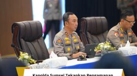 Kapolda Sumatera Selatan Irjen Pol Dr. Sandi Nugroho, S.I.K., S.H., M.Hum. memimpin langsung persiapan pengamanan Ramadan dan arus mudik Idul Fitri 1447 Hijriah 