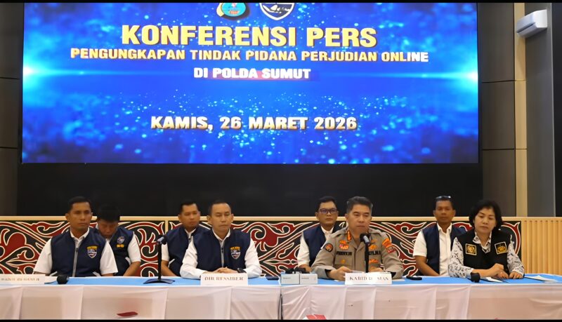 KONFRENSI PERS POLDA SUMATERA UTARA 
