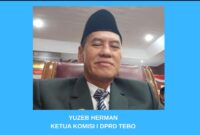 YUZEB HERMAN, KETUA KOMISI I DPRD TEBO