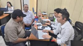 Andi Hakim Febriansyah, mantan Kepala Kas Bank BNI Unit Aek Nabara, Cabang Rantauprapat, saat di BAP Penyidik.