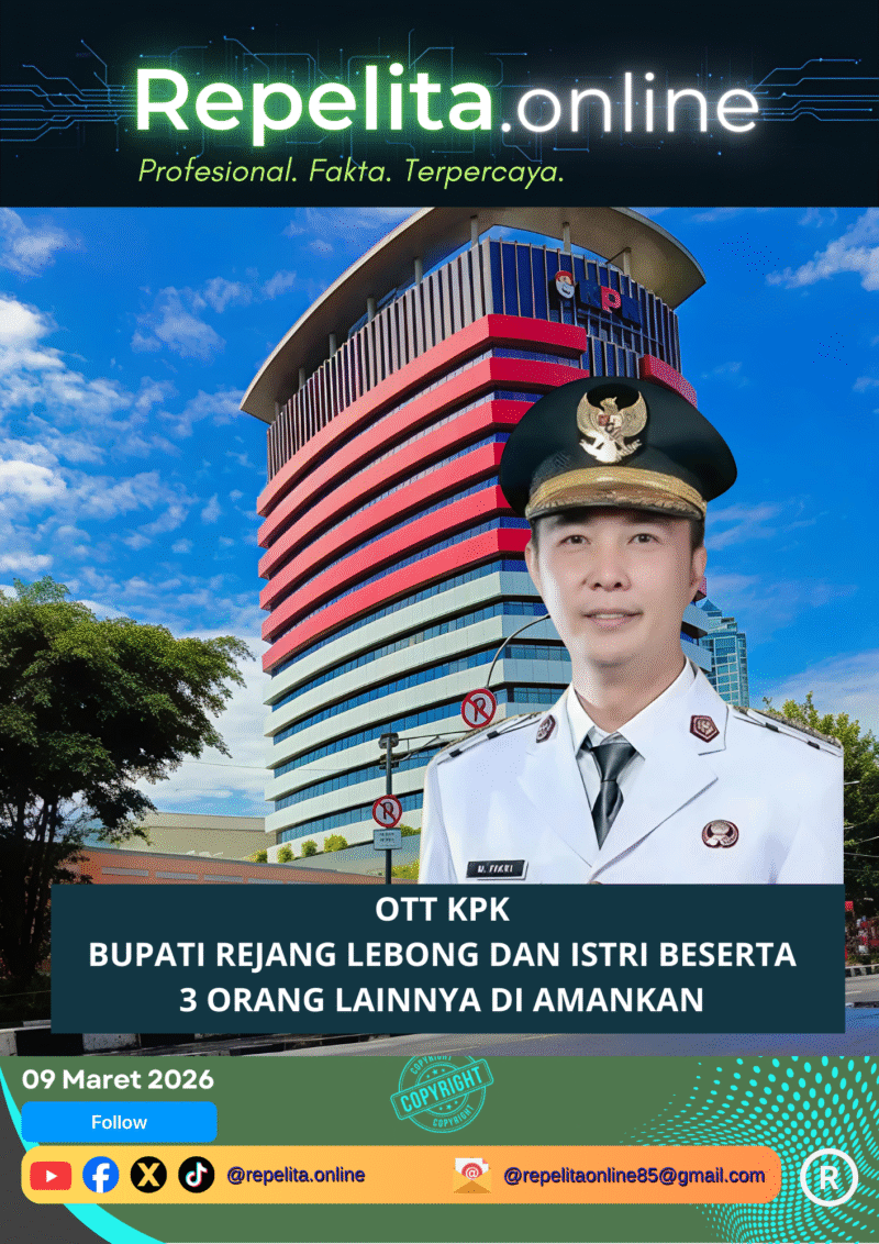OTT KPK DI BENGKULU,BUPATI REJANG LEBONG DI AMANKAN.