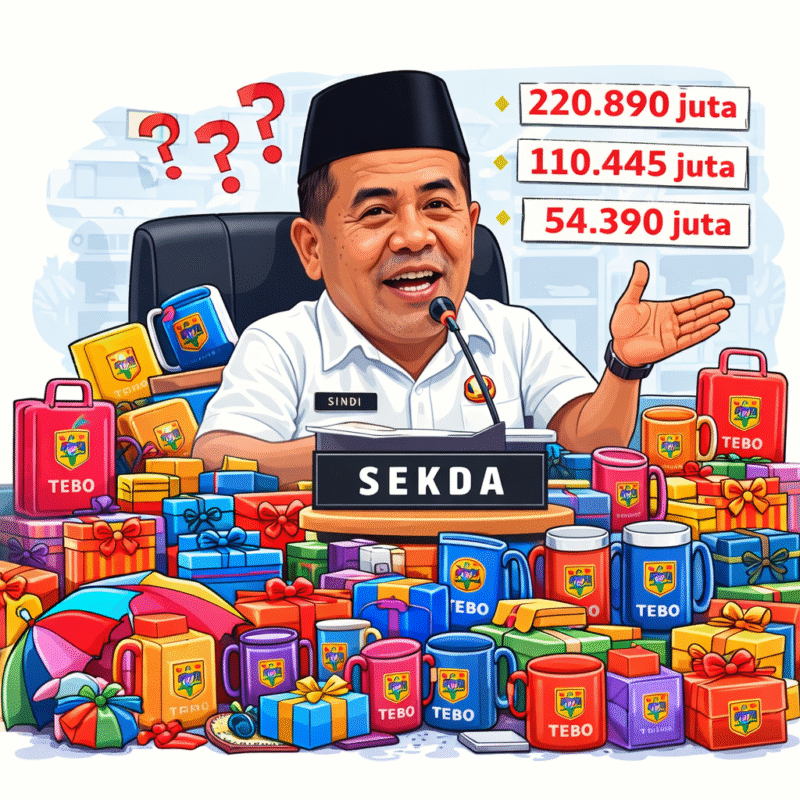 ILUSTRASI, SEKDA TEBO SIAPKAN BANYAK SOUVERNIR SAMPAI RATUSAN JUTA