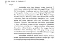 SURAT DLH-HUB TEBO KEPADA PELAPOR.