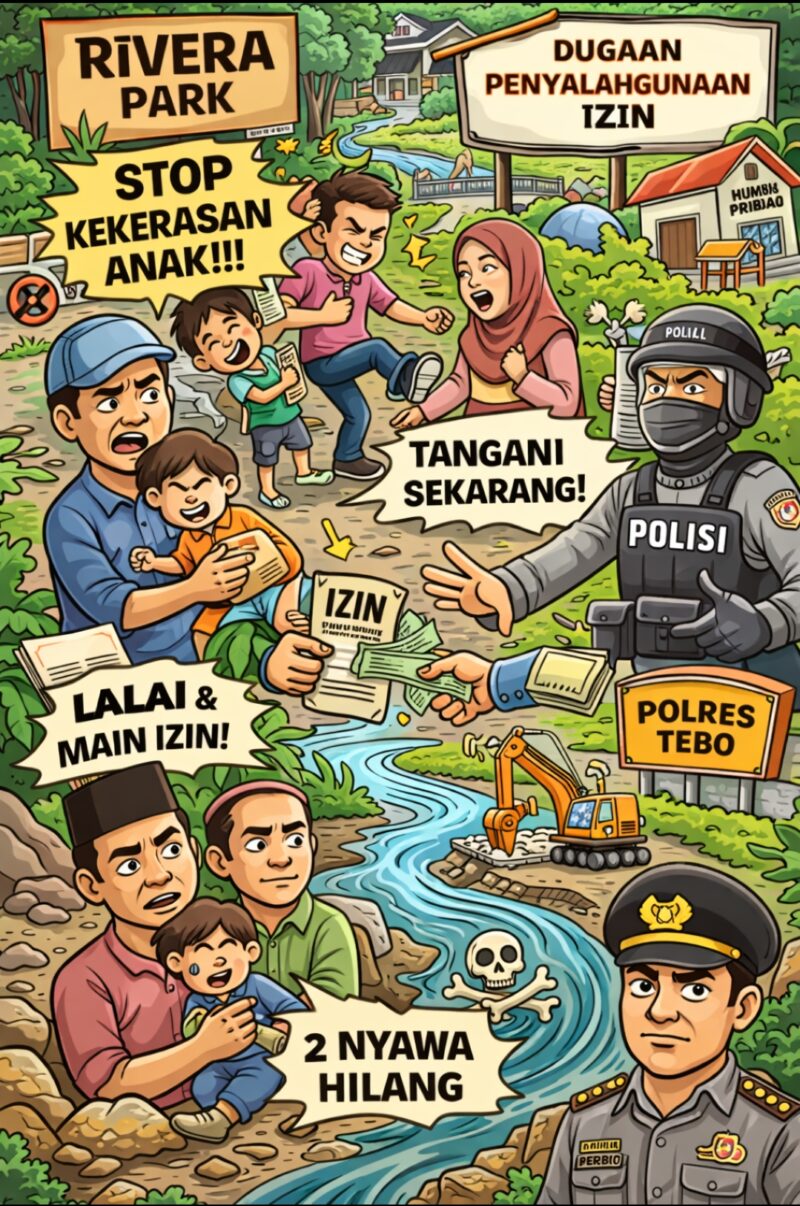 Ilustrasi Dugaan Kasus Kekerasan Anak Di Taman Rivera Park Rimbo Bujang