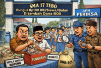 ILUSTRASI PUNGUTAN WAJIB BAGI SISWA DI SMAN 17 TEBO