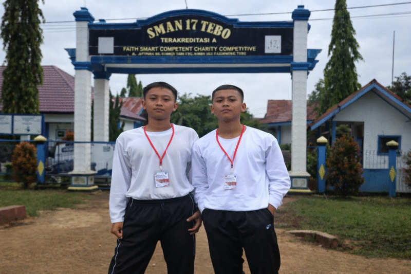 Fandi dan Naufal,Dua Siswa SMAN 17 Tebo Lolos Seleksi.