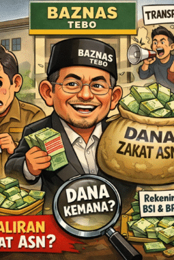 DUGAAN PUNGUTAN IURAN ASN DI BAZNAS TEBO DISOROT, TRANSPARANSI DIPERTANYAKAN