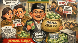 ILUSTRASI PENGELOLAAN DAN TRANSPARANSI DANA ZAKAT KAB.TEBO