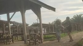Tangkapan Layar Remaja Puteri Sedang Melakukan Perkelahian.