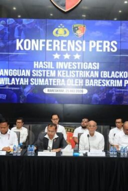 INVESTIGASI AWAL BLACKOUT LISTRIK SUMATERA,POLISI PASTIKAN TIDAK ADA SABOTASE