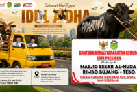 ILUSTRASI PENYERAHAN SAPI BANTUAN PRESIDEN OLEH BUPATI TEBO