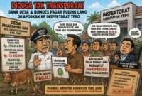 ILUSTRASI PENGELOLAAN DANA DESA DA BUMDES DESA PAGAR PUDING LAMO