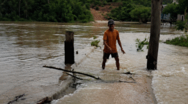KONDISI JEMBATAN PLANGKO, SIDO MULIYO RIMBO ULU