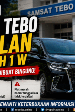 Samsat Tebo Plin-Plan Soal BH 1 W, Publik Dibuat Bingung dengan Data Mobil Dinas Bupati Tebo