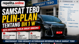ILUSTRASI TNBK MOBIL DINAS BUPATI TEBO OLEH SAMSAT TEBO