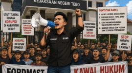 ILUSTRASI RENCANA AKSI DI KEJAKSAAN NEGERI TEBO OLEH  FORDMAST TIM 8 TEBO