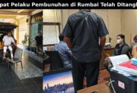 Foto Para Pelaku Yang Telah Diamankan Polisi.