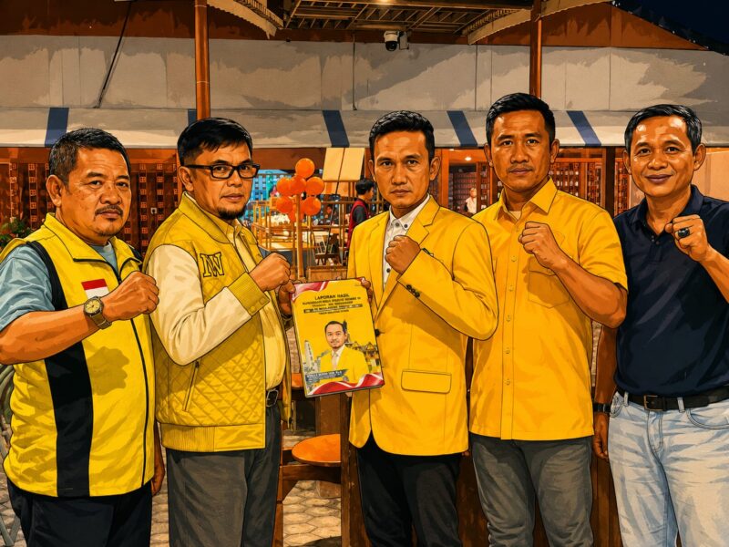 Penyerahan dokumen diterima langsung oleh Sekretaris DPD Partai Golkar Provinsi Jambi Ir H Ivan Wirata,.ST,.MM,.MT 