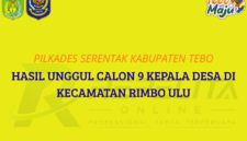 Ilustrasi Rekap Hasil Pilkades Serentak Kabupaten Tebo Kecamatan Rimbo Ulu