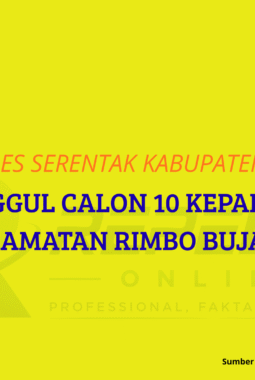 PILKADES SERENTAK RIMBO BUJANG 2026 TUNTAS, 10 KEPALA DESA TERPILIH TELAH DIKETAHUI
