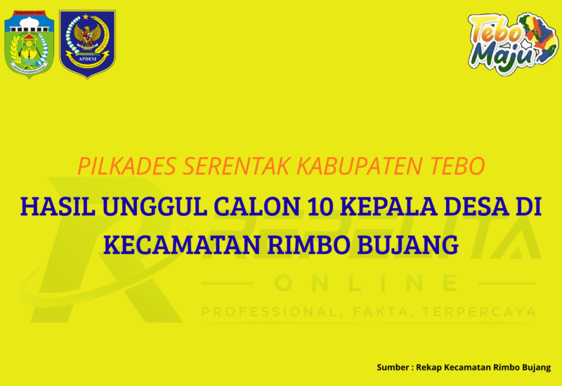Ilustrasi Rekap Hasil Pilkades Serentak Kabupaten Tebo Kecamatan Rimbo Bujang