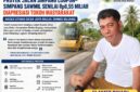 SLAMET RIYADI TOKOH MASYARAKAT SEKALIGUS CALON KEPALA DESA NOMOR 3 DESA JAYA MULIA SAAT DI KOMFIRMASI DI KEDIAMANNYA.