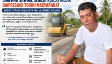 SLAMET RIYADI TOKOH MASYARAKAT SEKALIGUS CALON KEPALA DESA NOMOR 3 DESA JAYA MULIA SAAT DI KOMFIRMASI DI KEDIAMANNYA.