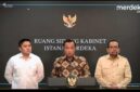 MENTERI PRAS SAAT MENGUMUMKAN PERGANTIAN KEPALA BADAN GIZI NASIONAL TERBARU.