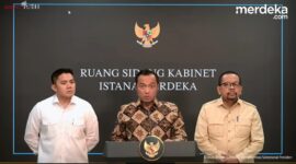 MENTERI PRAS SAAT MENGUMUMKAN PERGANTIAN KEPALA BADAN GIZI NASIONAL TERBARU.